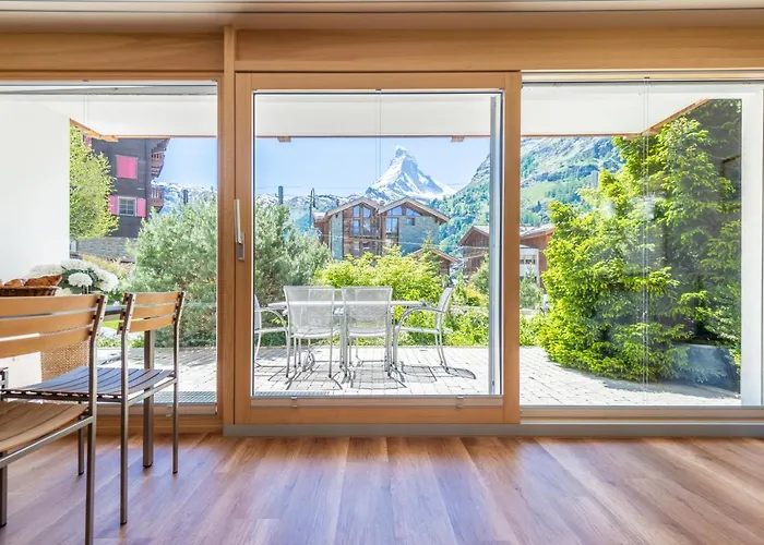 公寓 One Bedrom With Fantastic Matterhorn Views *